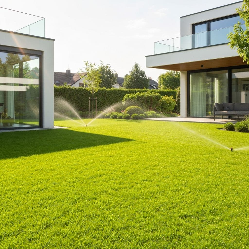 Lep travnjak sa automatskim zalivnim sistemom u Novom Sadu